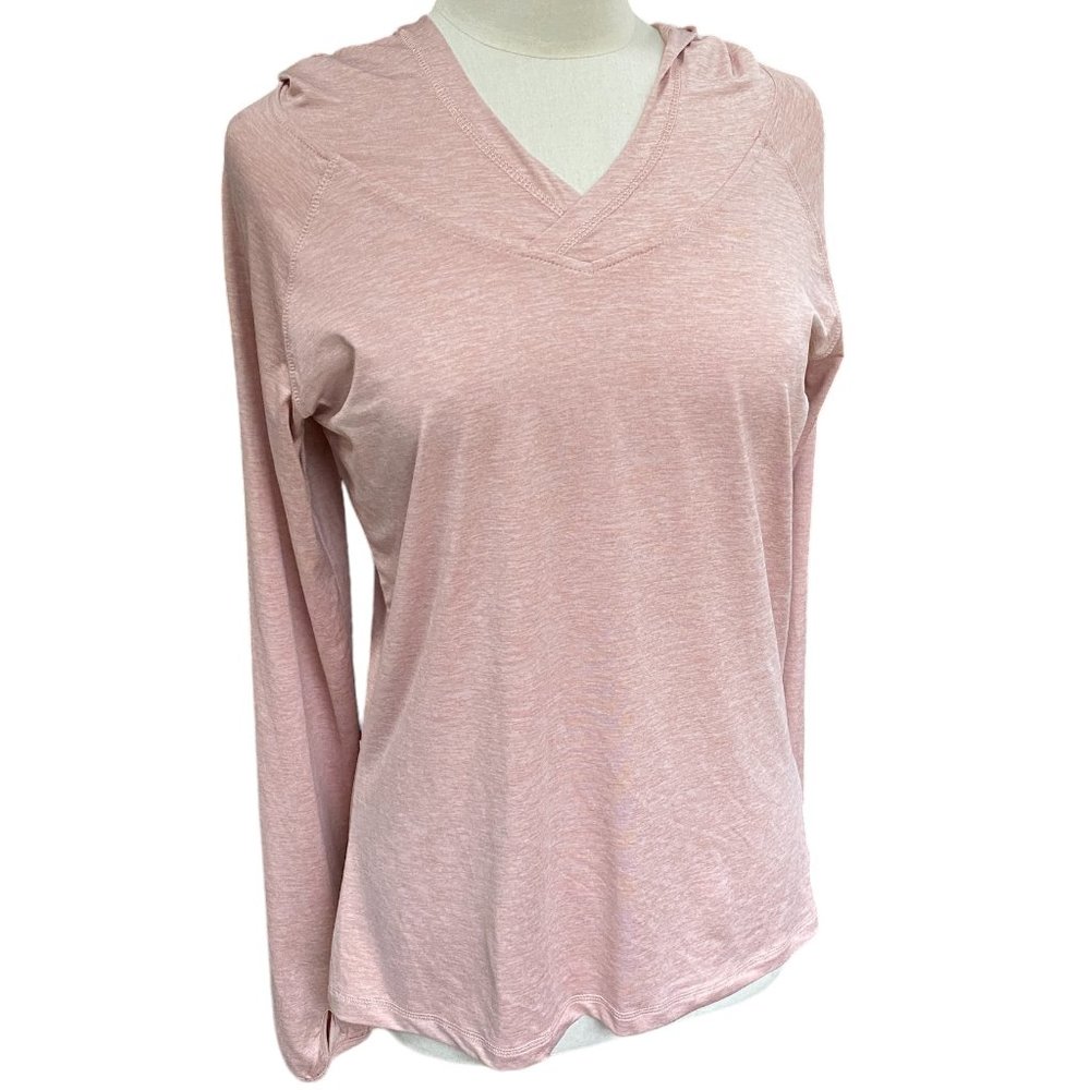 Iceburg Base Layer Hoodie Pullover Pink Gorpcore Outdoor Long Sleeve Outerwear-M